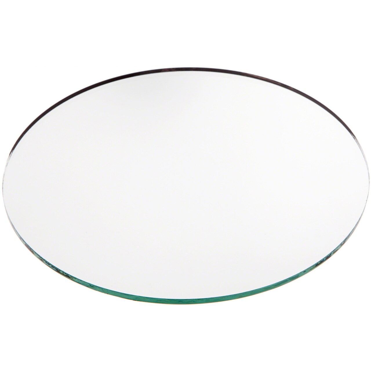 Plymor 6" Round, 3mm Thick Non-Beveled Glass Mirror Circle